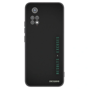 Picasee Xiaomi Redmi Note 11S 5G Hülle - Schwarzes Silikon - Results x Excuses
