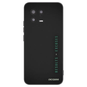 Picasee Xiaomi 13 Hülle - Schwarzes Silikon - Results x Excuses
