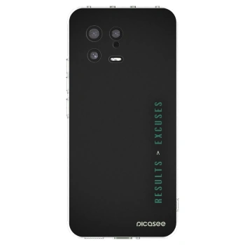 Picasee Xiaomi 13 Hülle - Transparentes Silikon - Results x Excuses