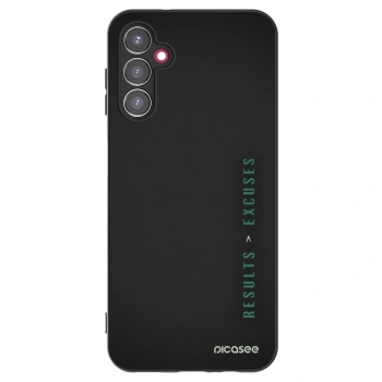 Picasee Samsung Galaxy A14 4G A145R Hülle - Schwarzes Silikon - Results x Excuses