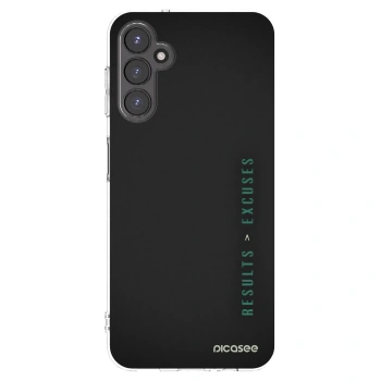 Picasee Samsung Galaxy A14 5G A146P Hülle - Transparentes Silikon - Results x Excuses