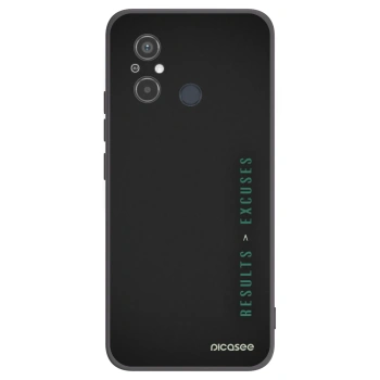 Picasee Xiaomi Redmi 12C Hülle - Schwarzes Silikon - Results x Excuses