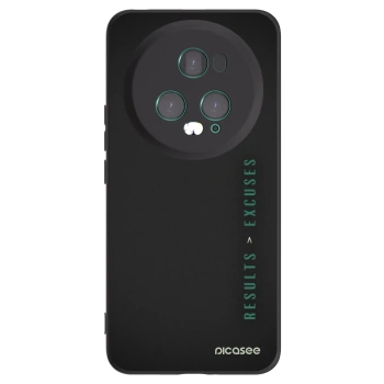 Picasee Honor Magic5 Pro Hülle - Schwarzes Silikon - Results x Excuses