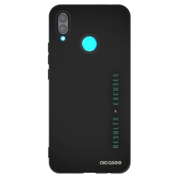Picasee Huawei Nova 3 Hülle - Schwarzes Silikon - Results x Excuses