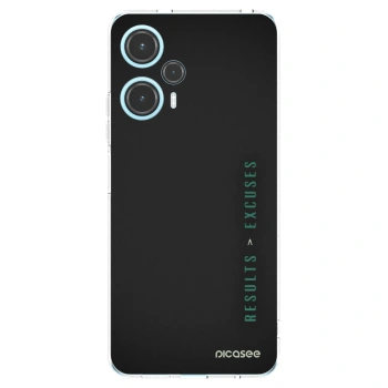 Picasee Xiaomi Poco F5 Hülle - Transparentes Silikon - Results x Excuses