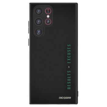 Picasee ULTIMATE CASE PowerShare für Samsung Galaxy S22 Ultra 5G - Results x Excuses