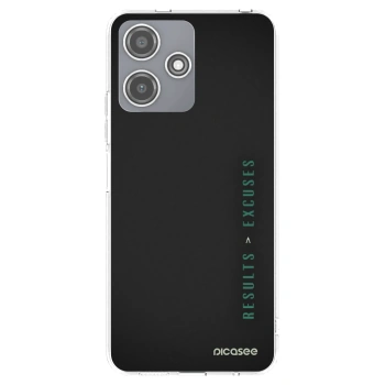 Picasee Xiaomi Redmi 12 5G Hülle - Transparentes Silikon - Results x Excuses
