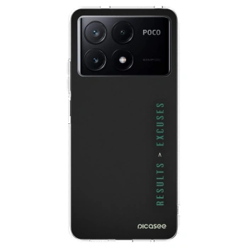 Picasee Xiaomi Poco X6 Pro Hülle - Transparentes Silikon - Results x Excuses