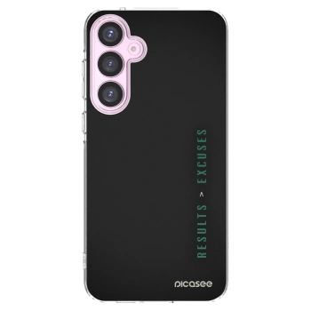 Picasee Samsung Galaxy A55 5G A556B Hülle - Transparentes Silikon - Results x Excuses