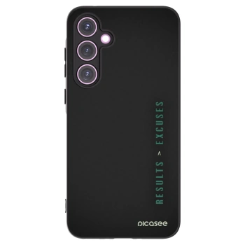 Picasee Samsung Galaxy A35 5G A356B Hülle - Schwarzes Silikon - Results x Excuses