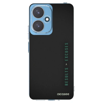 Picasee Xiaomi Redmi 13C 5G Hülle - Transparentes Silikon - Results x Excuses
