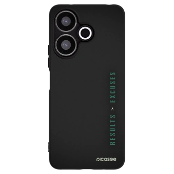 Picasee Xiaomi Redmi 13 4G Hülle - Schwarzes Silikon - Results x Excuses