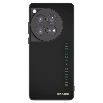 Picasee OnePlus 12 5G Hülle - Schwarzes Silikon - Results x Excuses