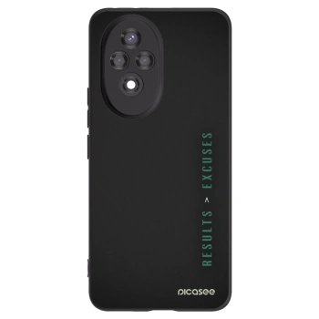 Picasee Honor 200 Pro 5G Hülle - Schwarzes Silikon - Results x Excuses