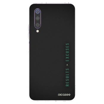 Picasee Xiaomi Mi 9 Hülle - Transparentes Silikon - Results x Excuses