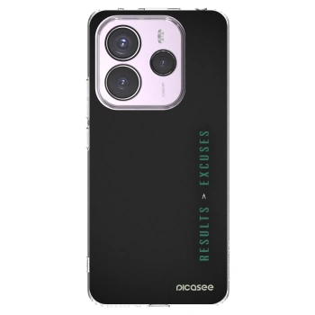 Picasee Xiaomi Redmi Note 14 5G Hülle - Transparentes Silikon - Results x Excuses