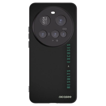Picasee Xiaomi 15 Ultra Hülle - Schwarzes Silikon - Results x Excuses