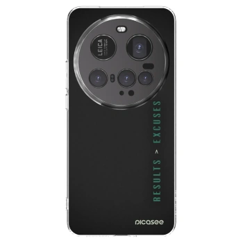 Picasee Xiaomi 15 Ultra Hülle - Transparentes Silikon - Results x Excuses