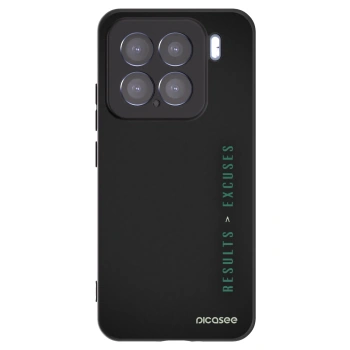Picasee Xiaomi 15 Hülle - Schwarzes Silikon - Results x Excuses