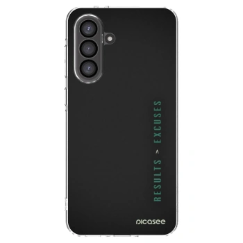 Picasee Samsung Galaxy A36 5G Hülle - Transparentes Silikon - Results x Excuses
