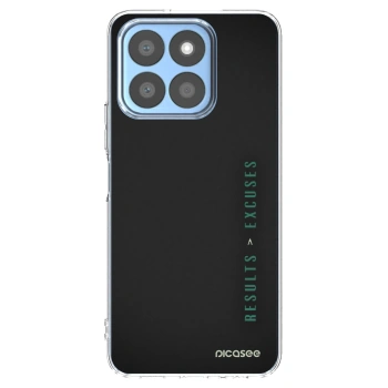 Picasee Honor X8c Hülle - Transparentes Silikon - Results x Excuses