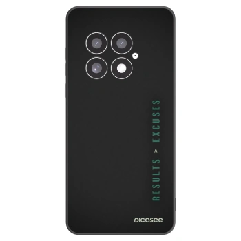 Picasee OnePlus 13 5G Hülle - Schwarzes Silikon - Results x Excuses