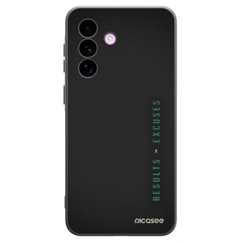 Picasee Samsung Galaxy A57 5G Hülle - Schwarzes Silikon - Results x Excuses