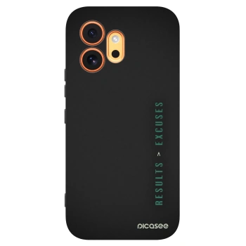 Picasee Honor 600 Hülle - Schwarzes Silikon - Results x Excuses