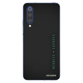 Picasee Xiaomi Mi 9 SE Hülle - Transparentes Silikon - Results x Excuses