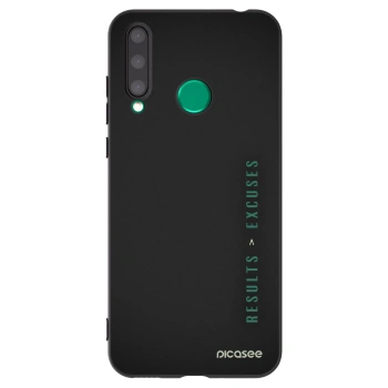 Picasee Honor 20 Lite Hülle - Schwarzes Silikon - Results x Excuses