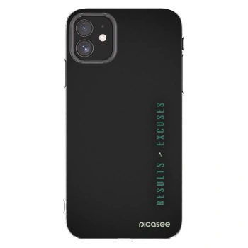 Picasee Apple iPhone 11 Hülle - Transparentes Silikon - Results x Excuses