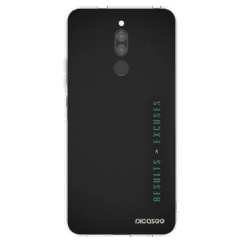 Picasee Xiaomi Redmi 8 Hülle - Transparentes Silikon - Results x Excuses