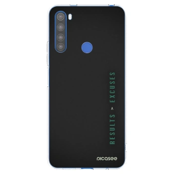 Picasee Xiaomi Redmi Note 8T Hülle - Transparentes Silikon - Results x Excuses
