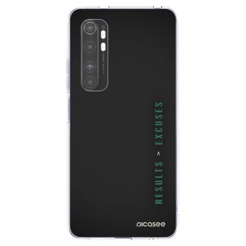Picasee Xiaomi Mi Note 10 Lite Hülle - Transparentes Silikon - Results x Excuses