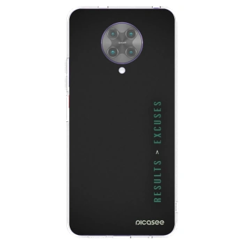 Picasee Xiaomi Poco F2 Pro Hülle - Transparentes Silikon - Results x Excuses