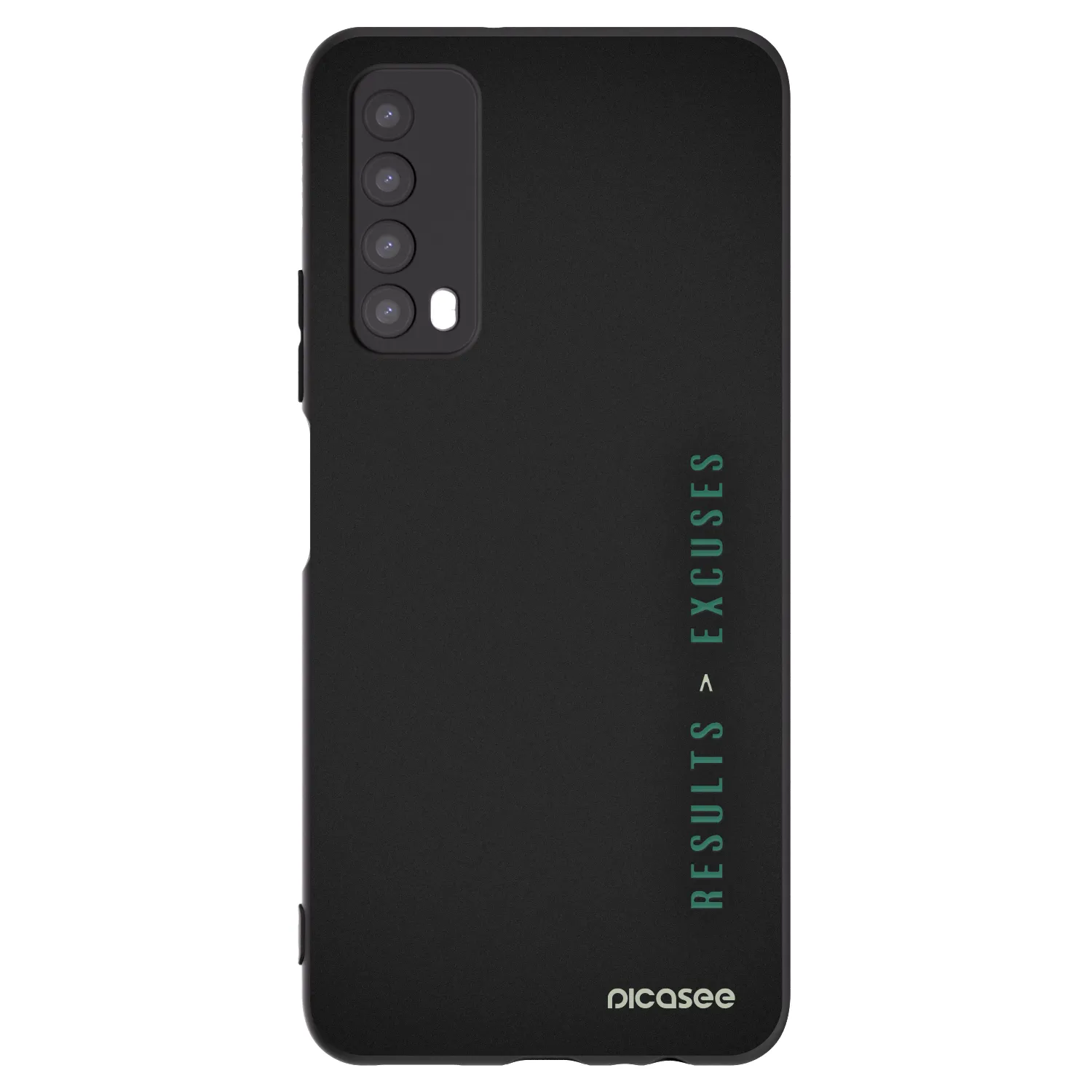 Picasee Huawei P Smart 2021 Hülle - Schwarzes Silikon - Results x Excuses