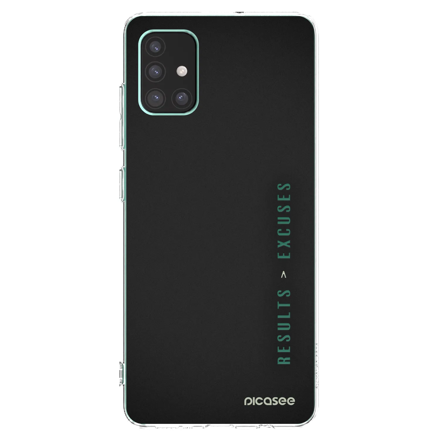 Picasee Samsung Galaxy M51 M515F Hülle - Transparentes Silikon - Results x Excuses