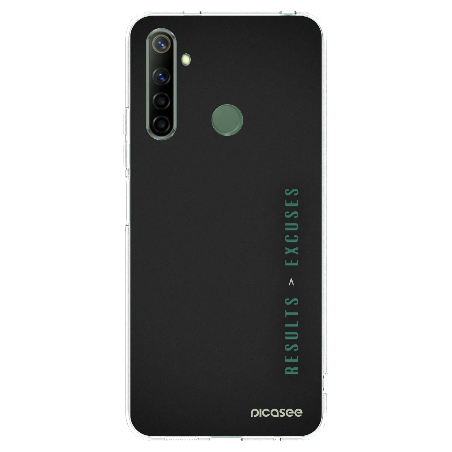 Picasee Realme 6i Hülle - Transparentes Silikon - Results x Excuses