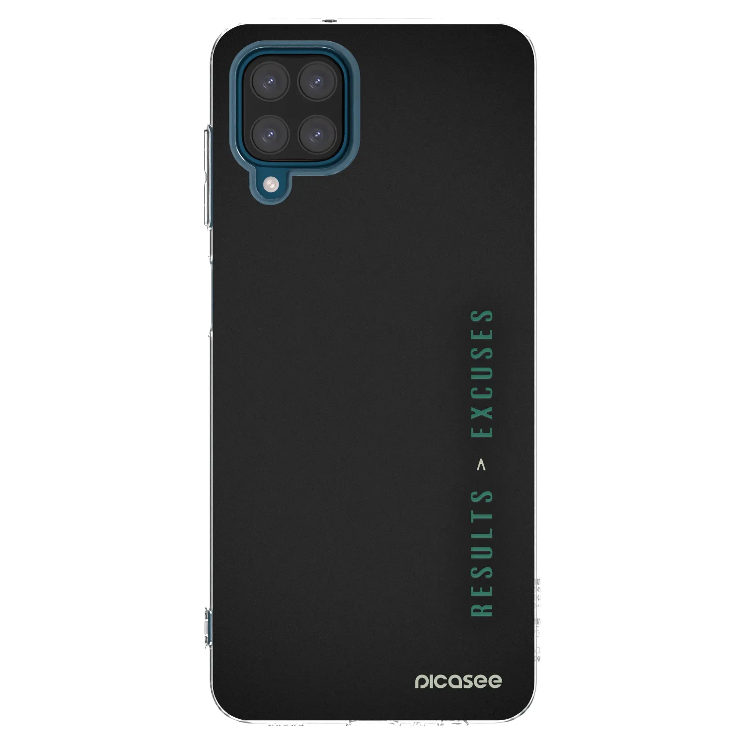 Picasee Samsung Galaxy A12 A125F Hülle - Transparentes Silikon - Results x Excuses