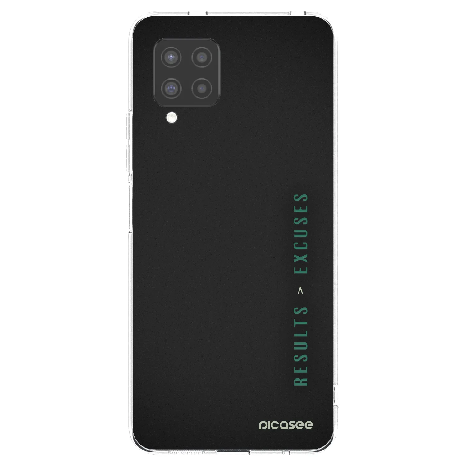 Picasee Samsung Galaxy A42 A426B Hülle - Transparentes Silikon - Results x Excuses