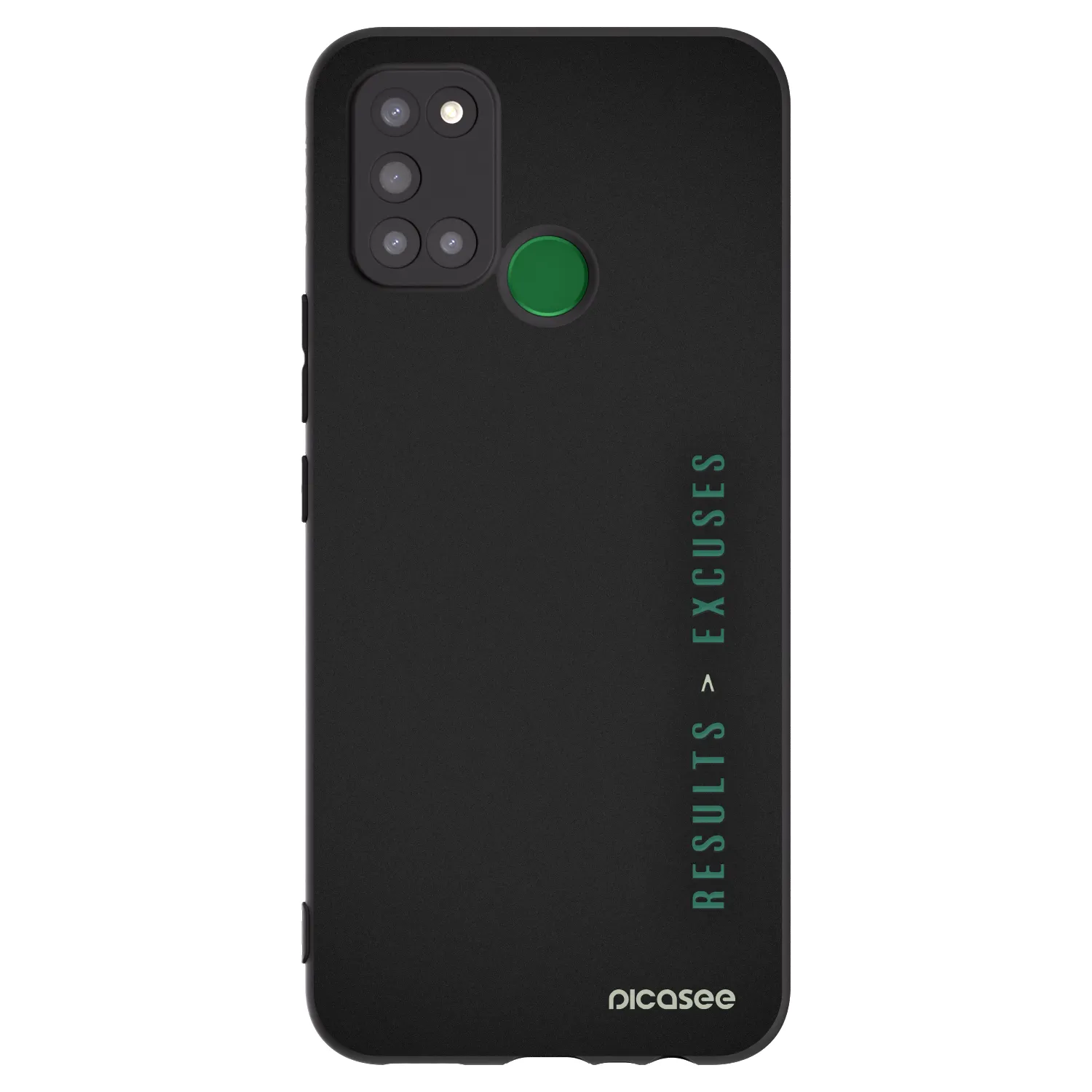 Picasee Realme 7i Hülle - Schwarzes Silikon - Results x Excuses