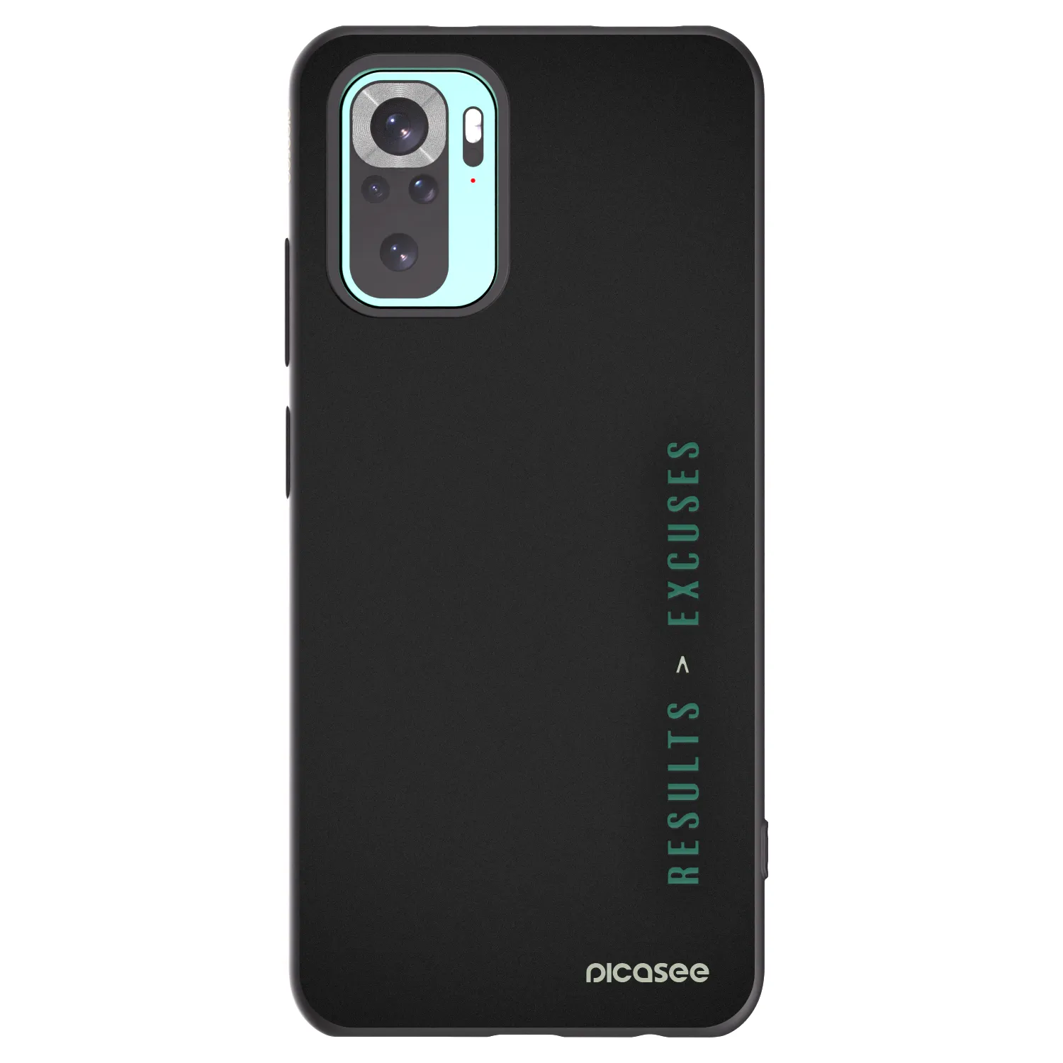 Picasee Xiaomi Redmi Note 10 Pro Hülle - Schwarzes Silikon - Results x Excuses