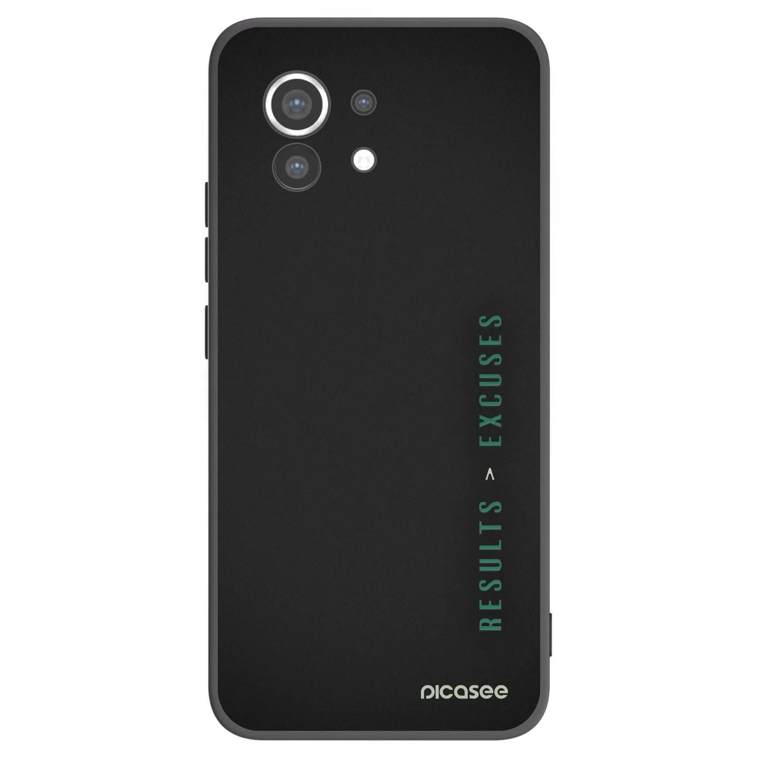 Picasee Xiaomi Mi 11 Hülle - Schwarzes Silikon - Results x Excuses