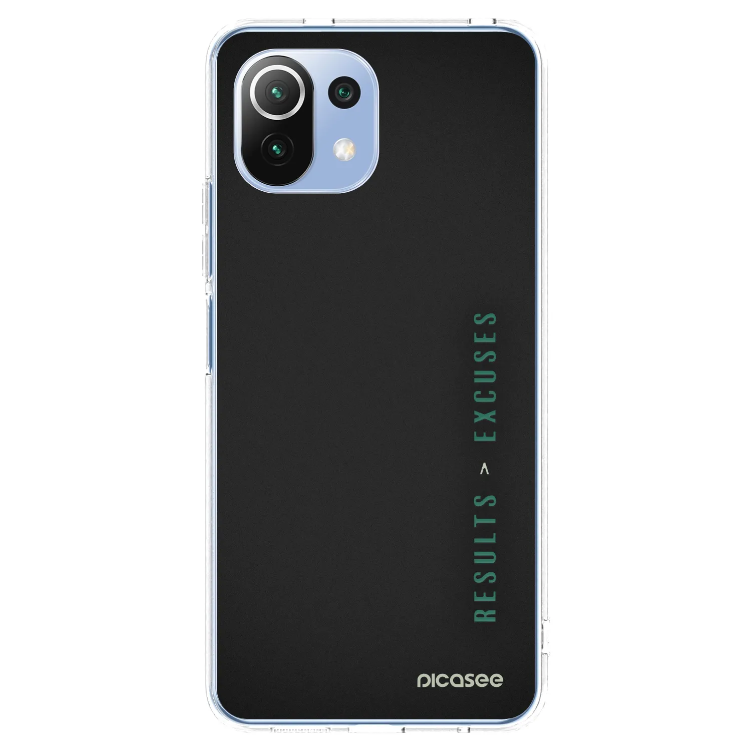 Picasee Xiaomi Mi 11 Lite Hülle - Transparentes Silikon - Results x Excuses