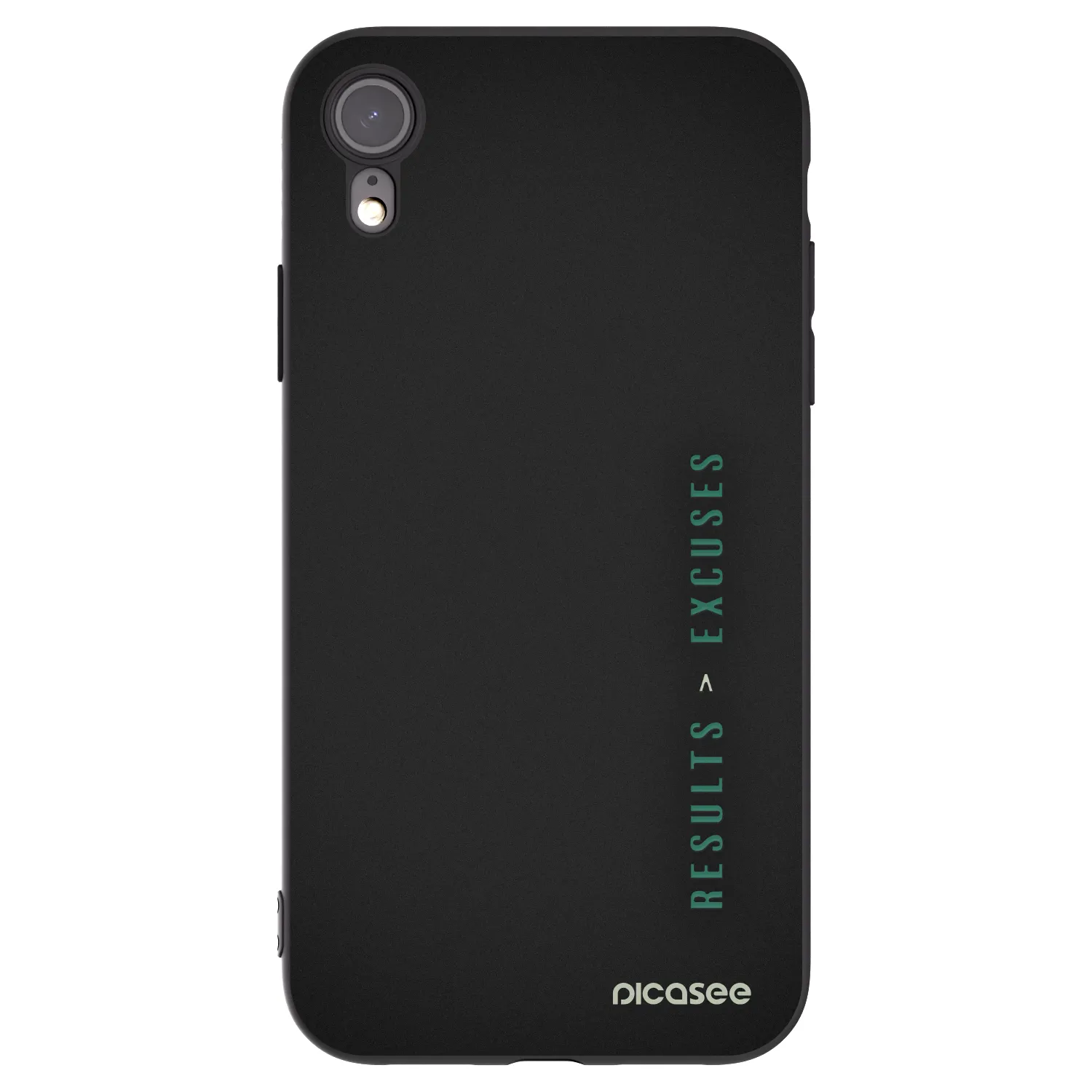 Picasee Apple iPhone 6 Plus/6S Plus Hülle - Schwarzes Silikon - Results x Excuses