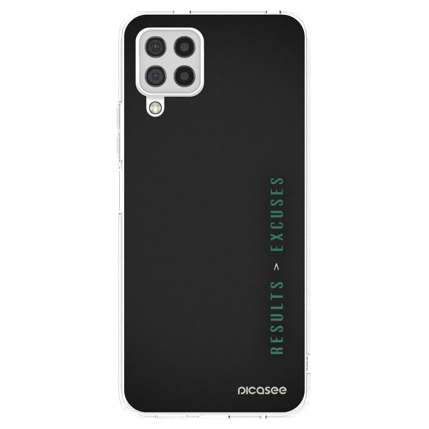 Picasee Samsung Galaxy A22 A225F 4G Hülle - Transparentes Silikon - Results x Excuses