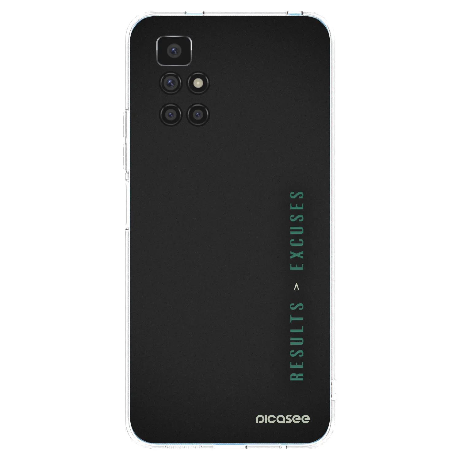 Picasee Xiaomi Redmi 10 Hülle - Transparentes Silikon - Results x Excuses