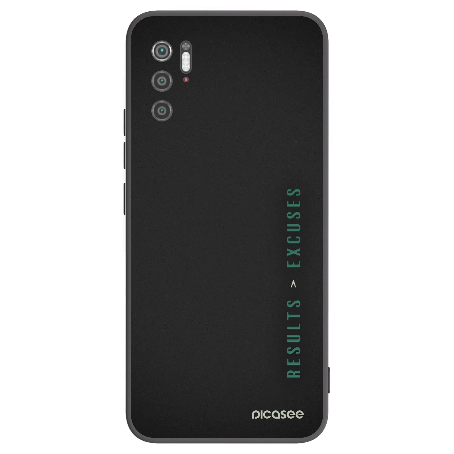 Picasee Xiaomi Poco M3 Pro 5G Hülle - Schwarzes Silikon - Results x Excuses