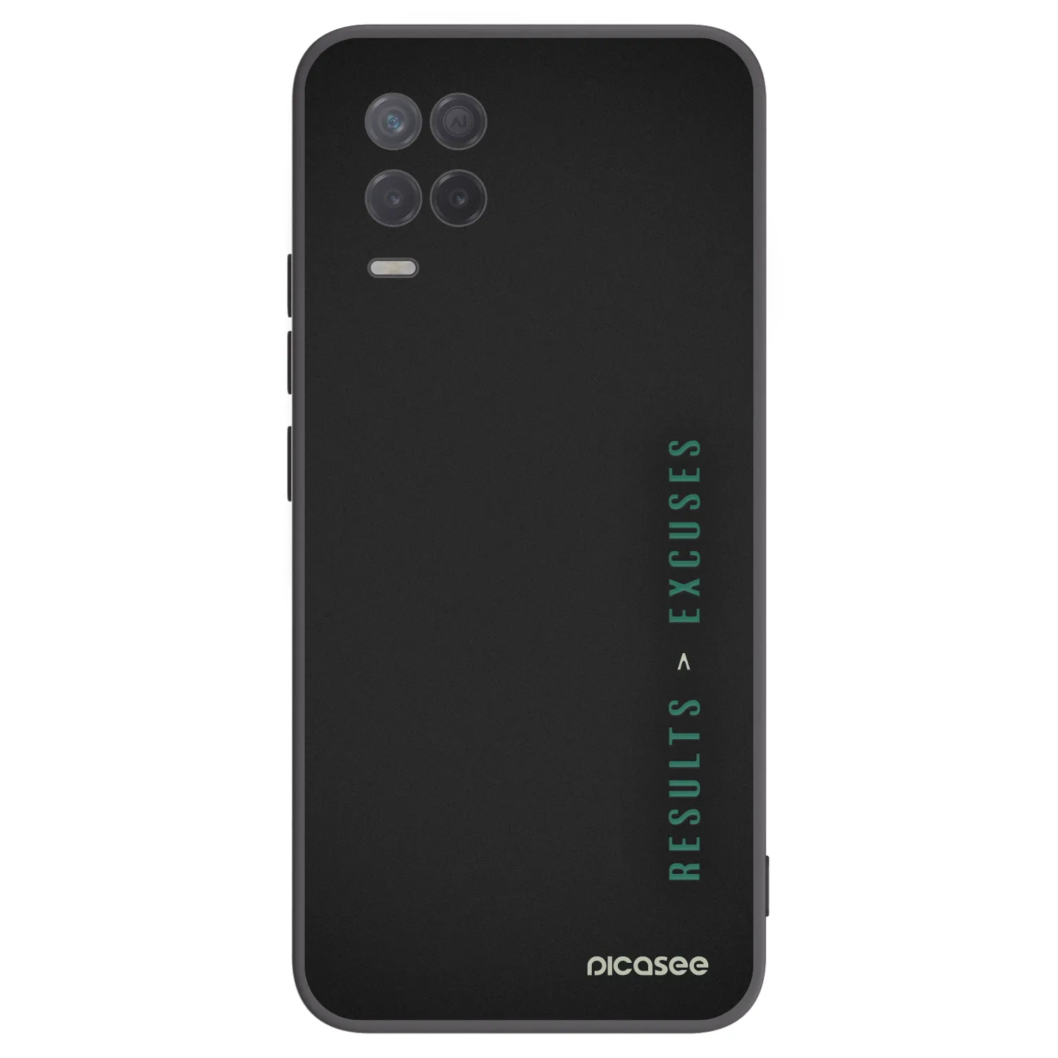 Picasee Realme 8 5G Hülle - Schwarzes Silikon - Results x Excuses