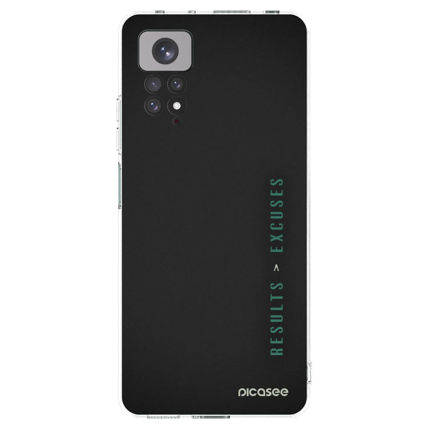 Picasee Xiaomi Redmi Note 11S 4G Hülle - Transparentes Silikon - Results x Excuses